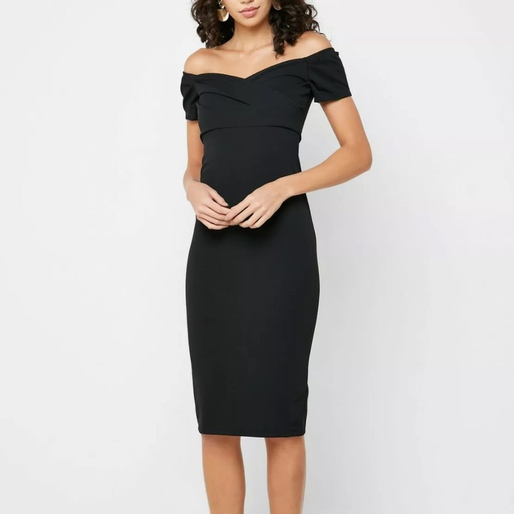 Topshop Bardot Wrap Dress